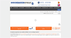 Desktop Screenshot of douchebakkenopmaat.nl