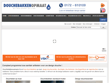 Tablet Screenshot of douchebakkenopmaat.nl